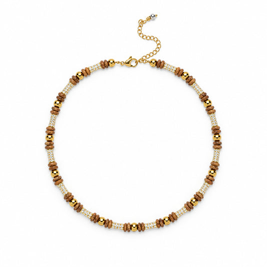 Dakota Necklace Camel – Sigal Paris