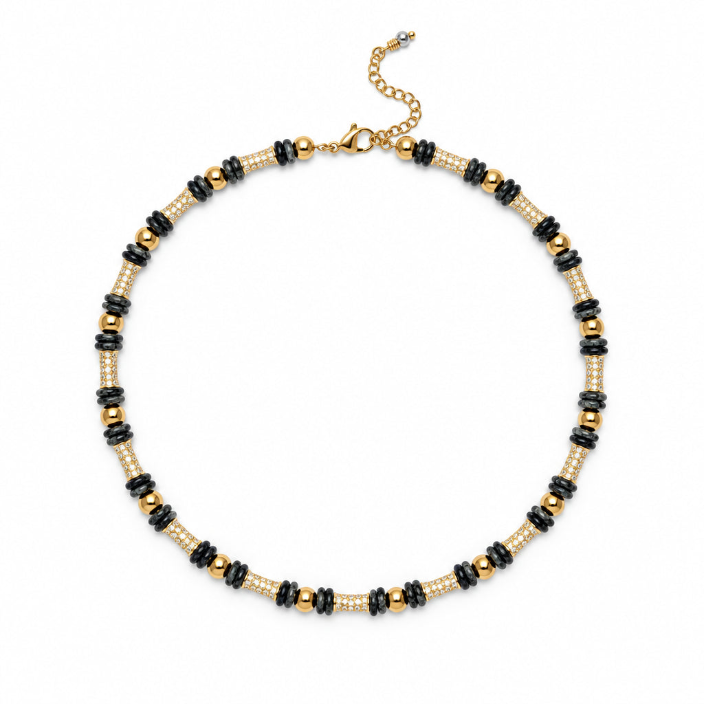 Dakota Necklace Black – Sigal Paris