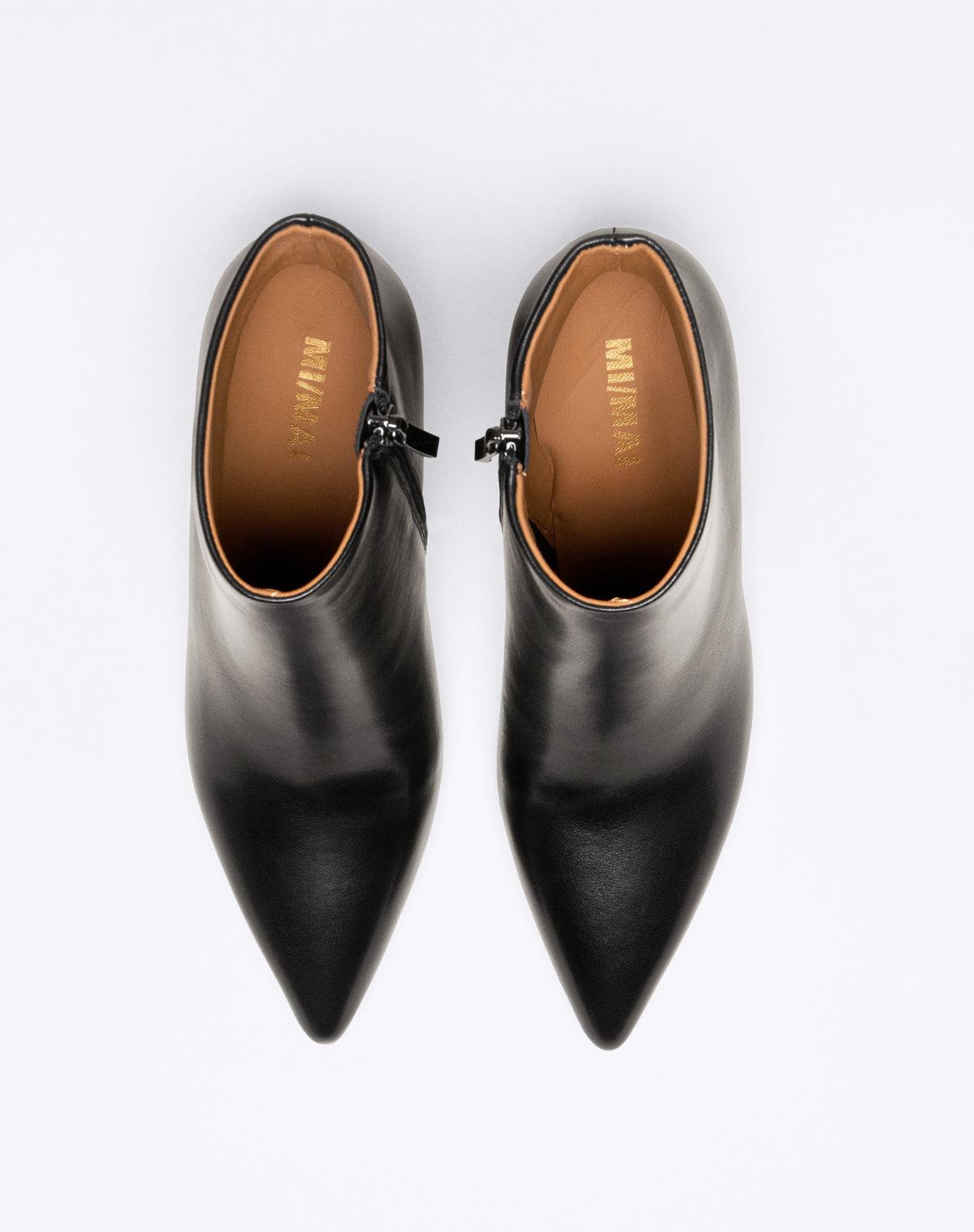 Noura Leather Ankle Boots Black – Mi/Mai