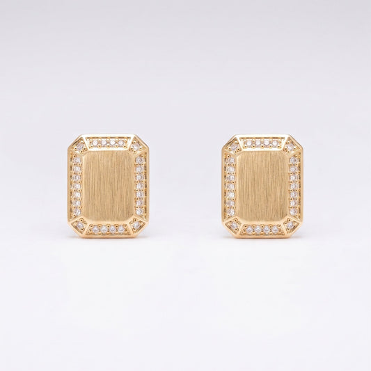Aura Earrings Gold – Sigal Paris