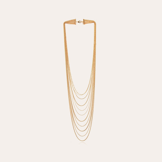 Romeo Long Necklace Gold