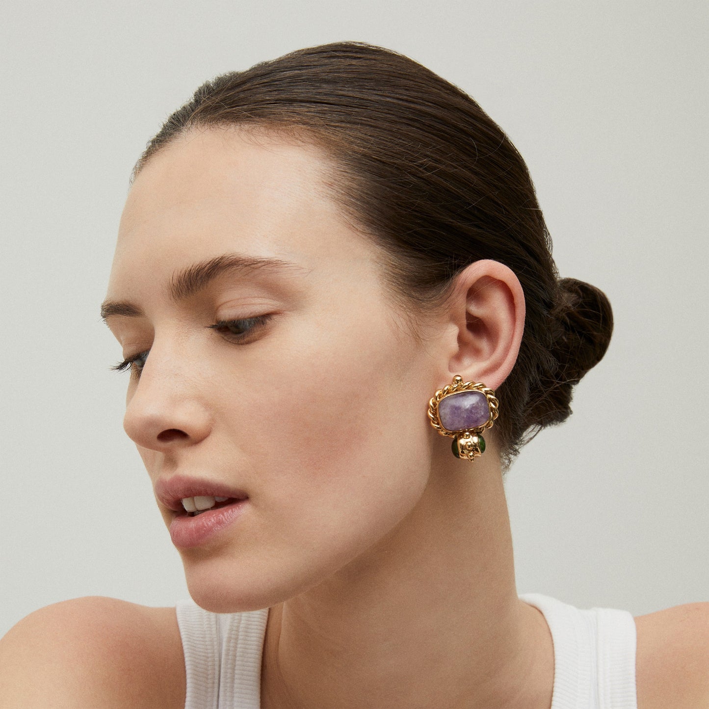 Amarante Amethist Earrings
