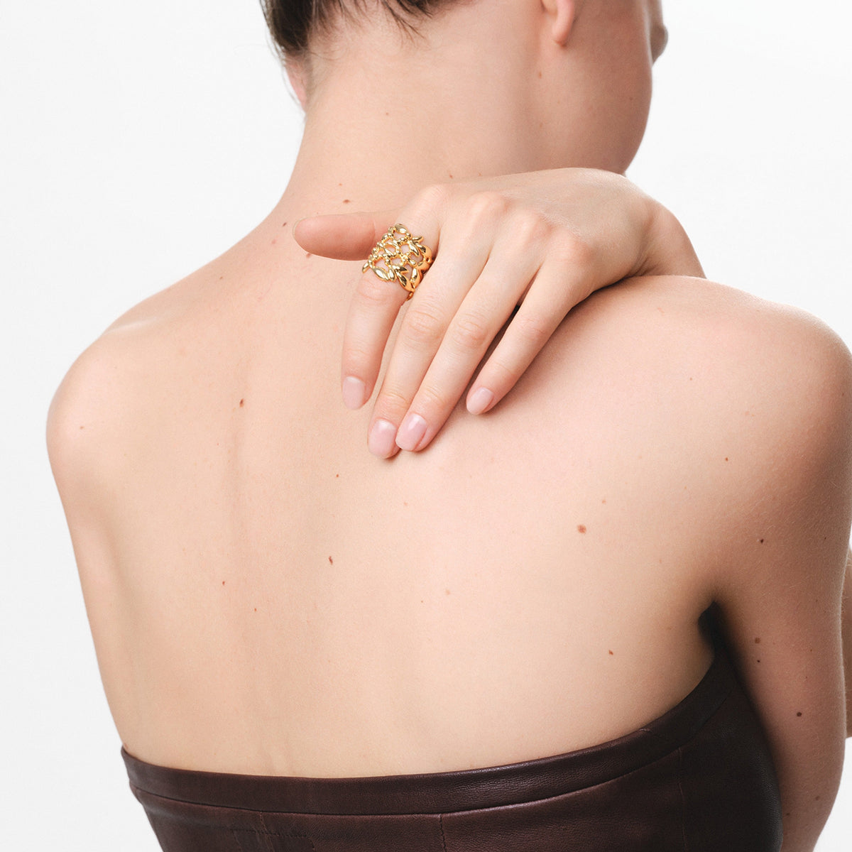 Olea Cuff Ring Gold