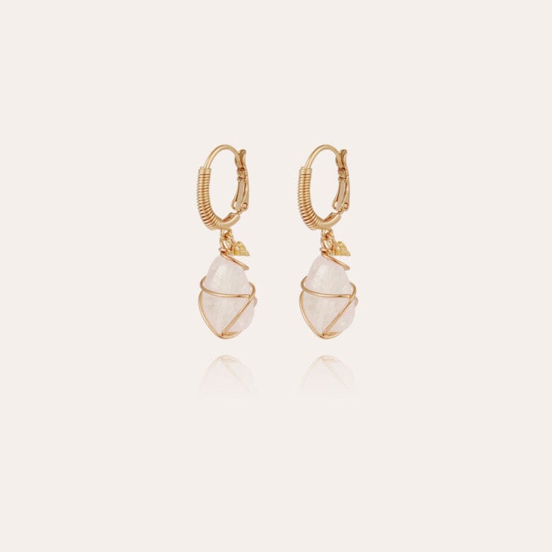 ROCK CRYSTAL TAO EARRINGS