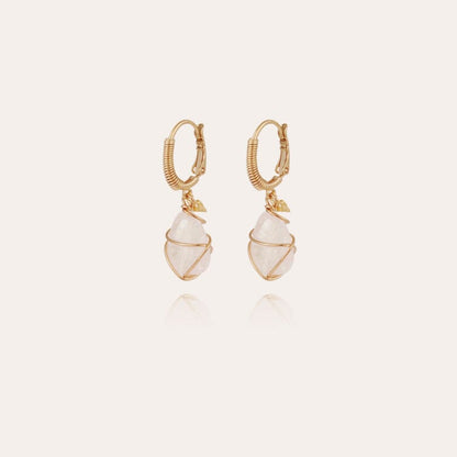 ROCK CRYSTAL TAO EARRINGS