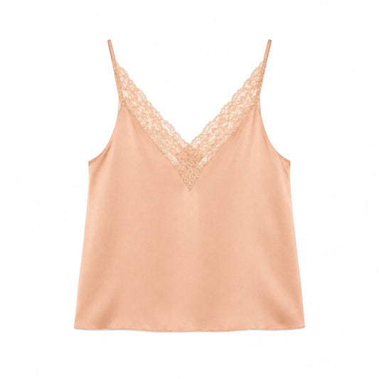 Lace Satin Top 15068 Tea – Forte Forte