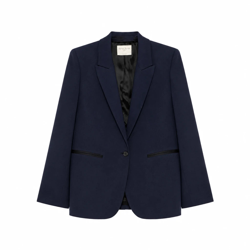 Satin Jacket 15061 Navy – Forte Forte