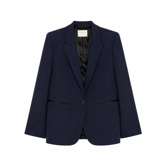 Satin Jacket 15061 Navy – Forte Forte