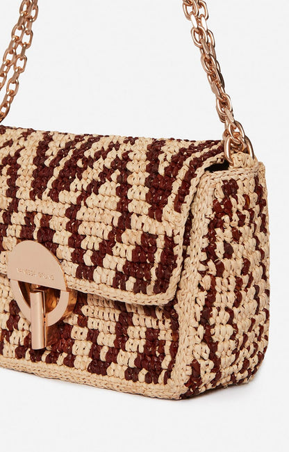 RAFFIA NANO MOON BAG