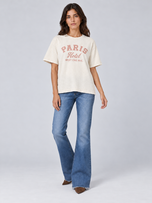 Paris Hotel T-Shirt Vanilla
