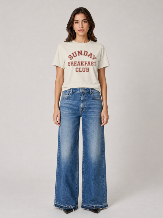 Sunday Breakfast Break T-Shirt Vanilla