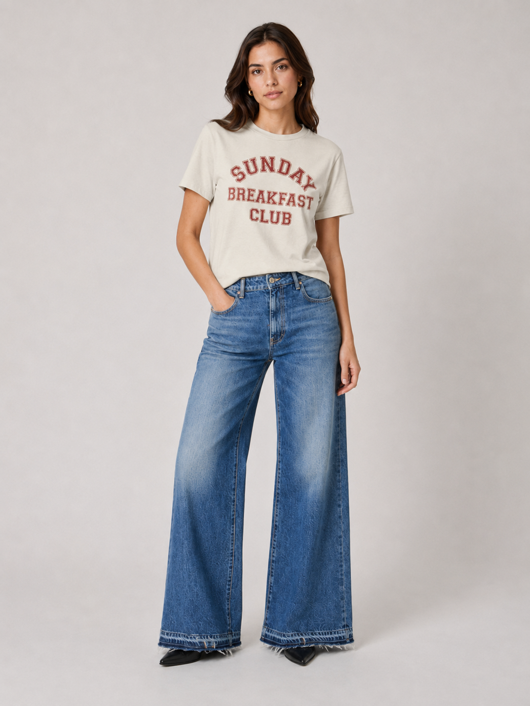 Sunday Breakfast Break T-Shirt Vanilla