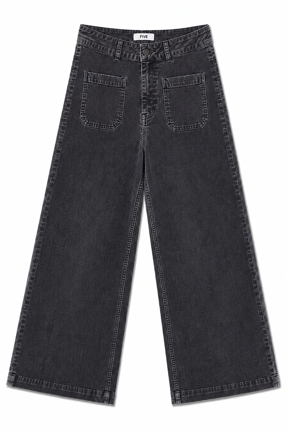Lucia Corduroy Pants Dark Grey – FIVE Paris
