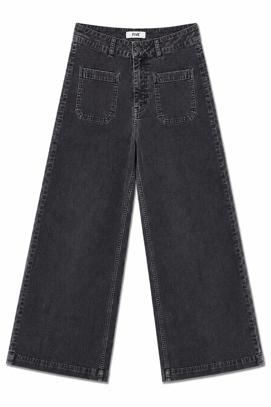 Lucia Corduroy Pants Dark Grey – FIVE Paris