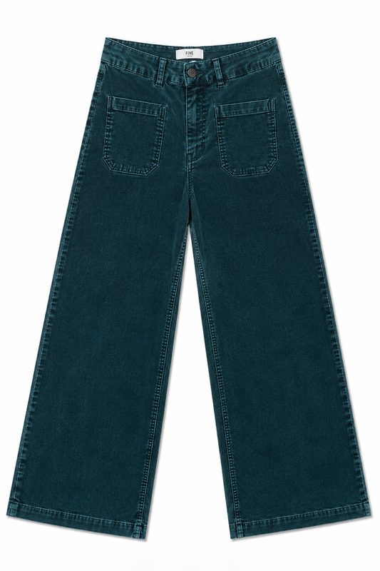 Lucia Corduroy Pants Evergreen – FIVE Paris