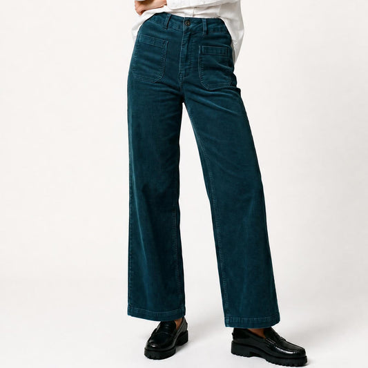 Lucia Corduroy Pants Evergreen – FIVE Paris