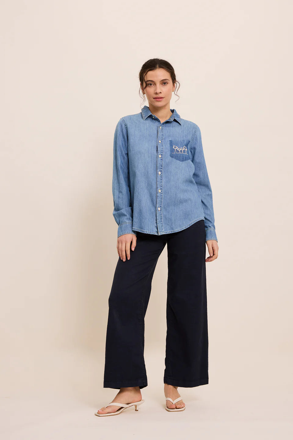 LUCIA PANTS NAVY BLUE