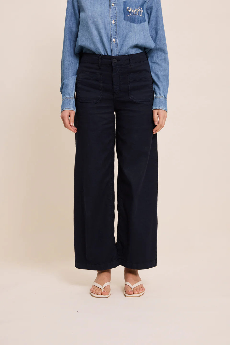 LUCIA PANTS NAVY BLUE