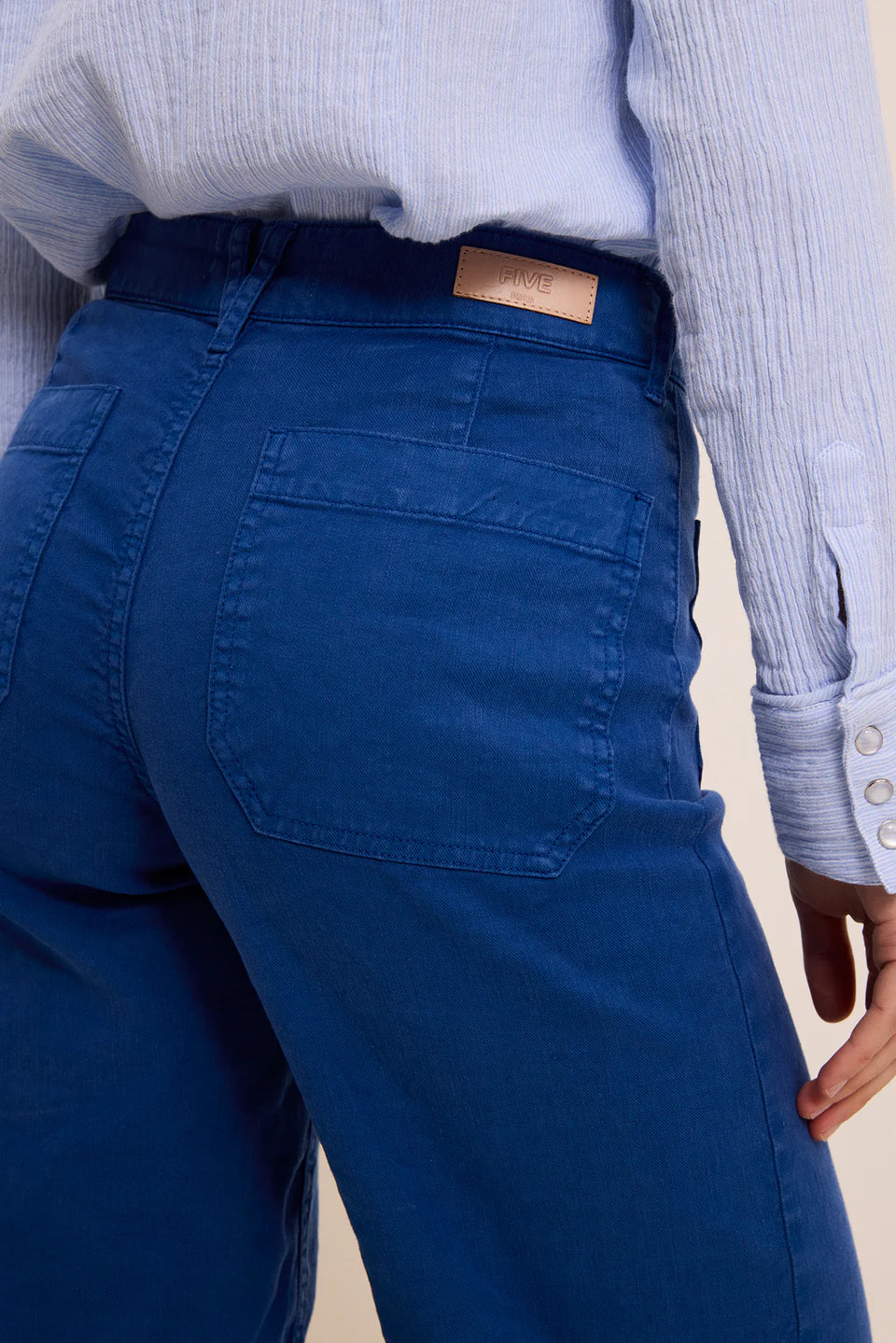 LUCIA PANTS WAVE BLUE