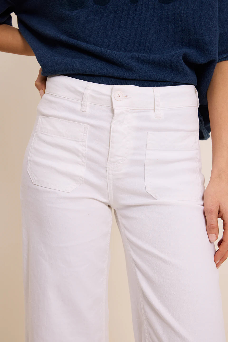 Lucia Pants Navy White