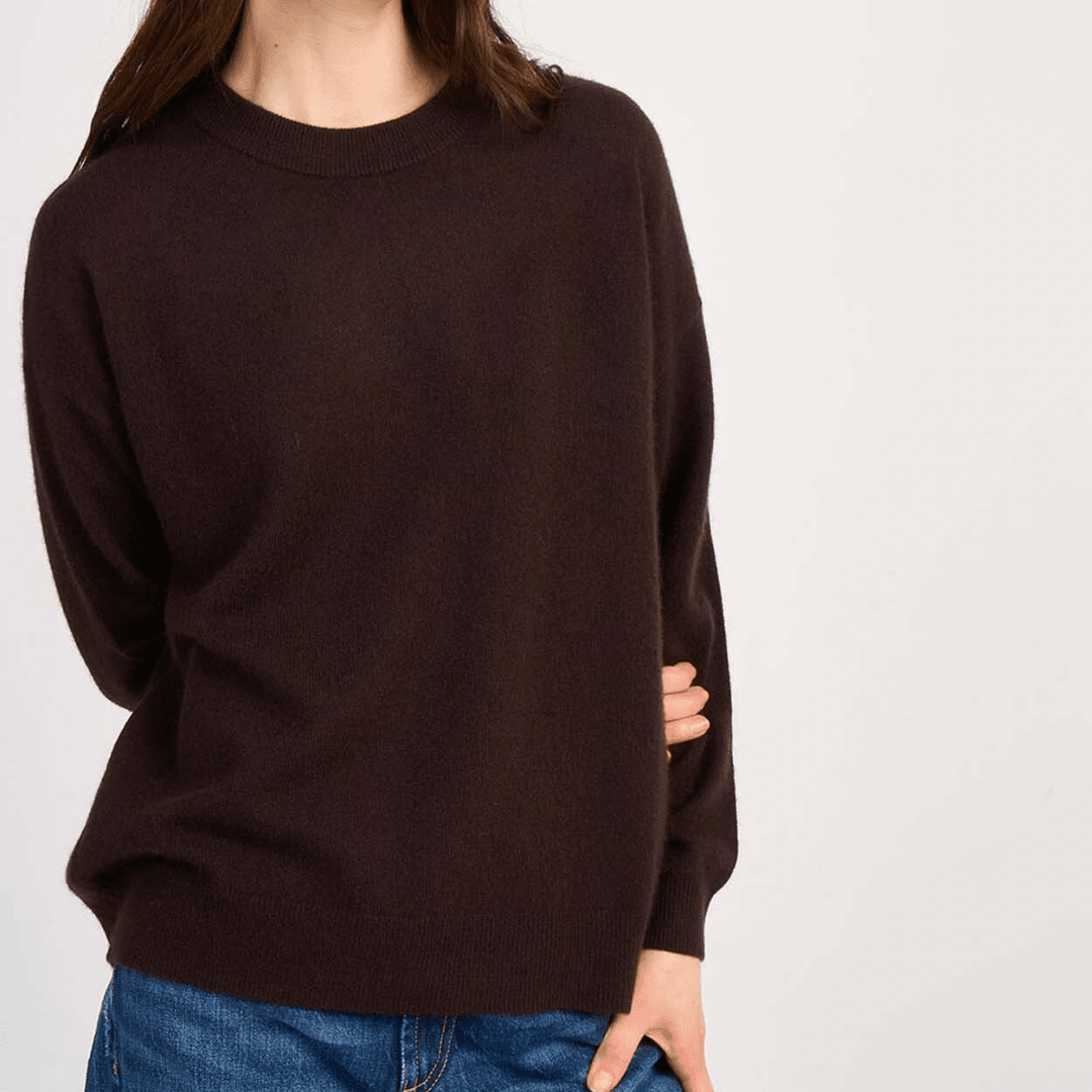 MAPOUPETTE CASHMERE SWEATER CHOCO