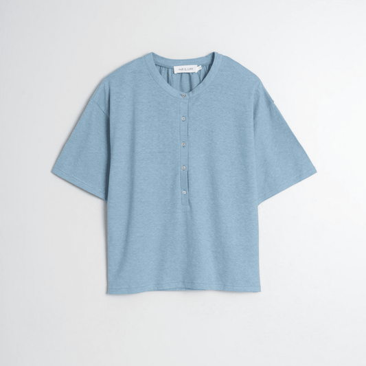 HEMP T-SHIRT BLUE