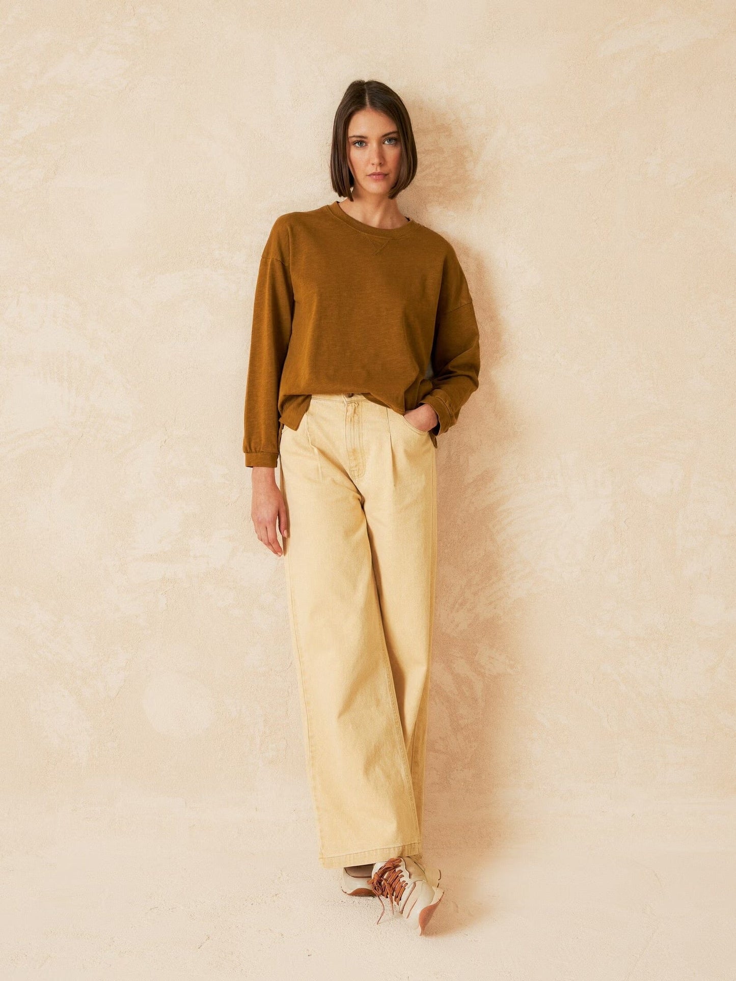 LARA SWEATSHIRT MUSTARD