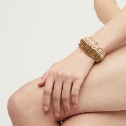 IZZIA FILEA CUFF GOLD