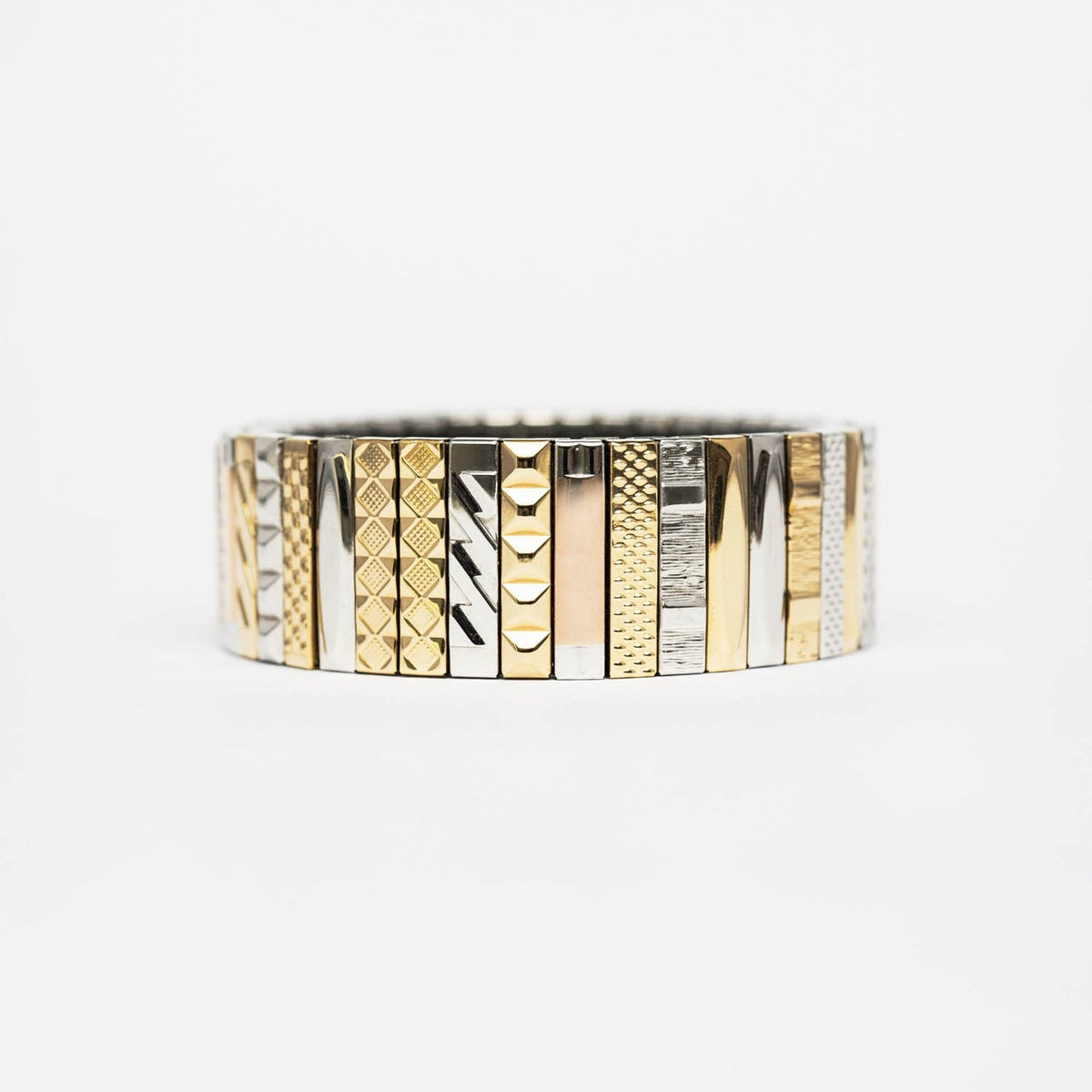 SIG 18 Mix Bracelet Gold & Silver – Sigal Paris