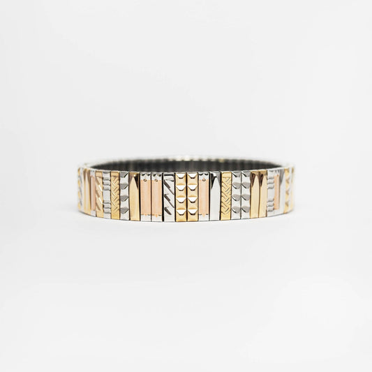 SIG 12 Mix Bracelet Gold & Silver – Sigal Paris