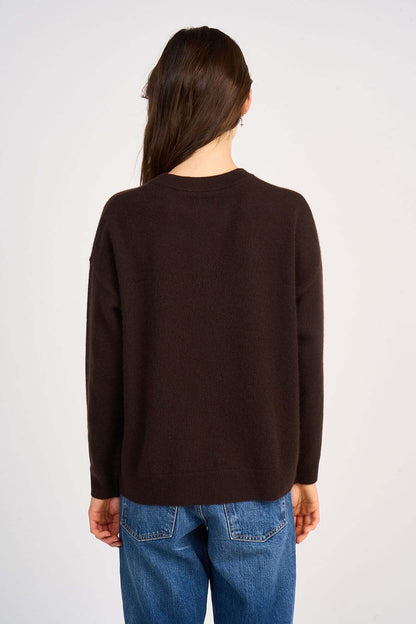 MAPOUPETTE CASHMERE SWEATER CHOCO