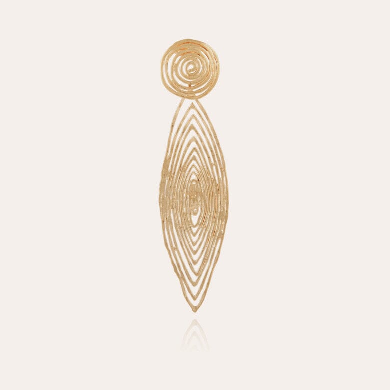 LONGWAVE PM EARRINGS GOLD