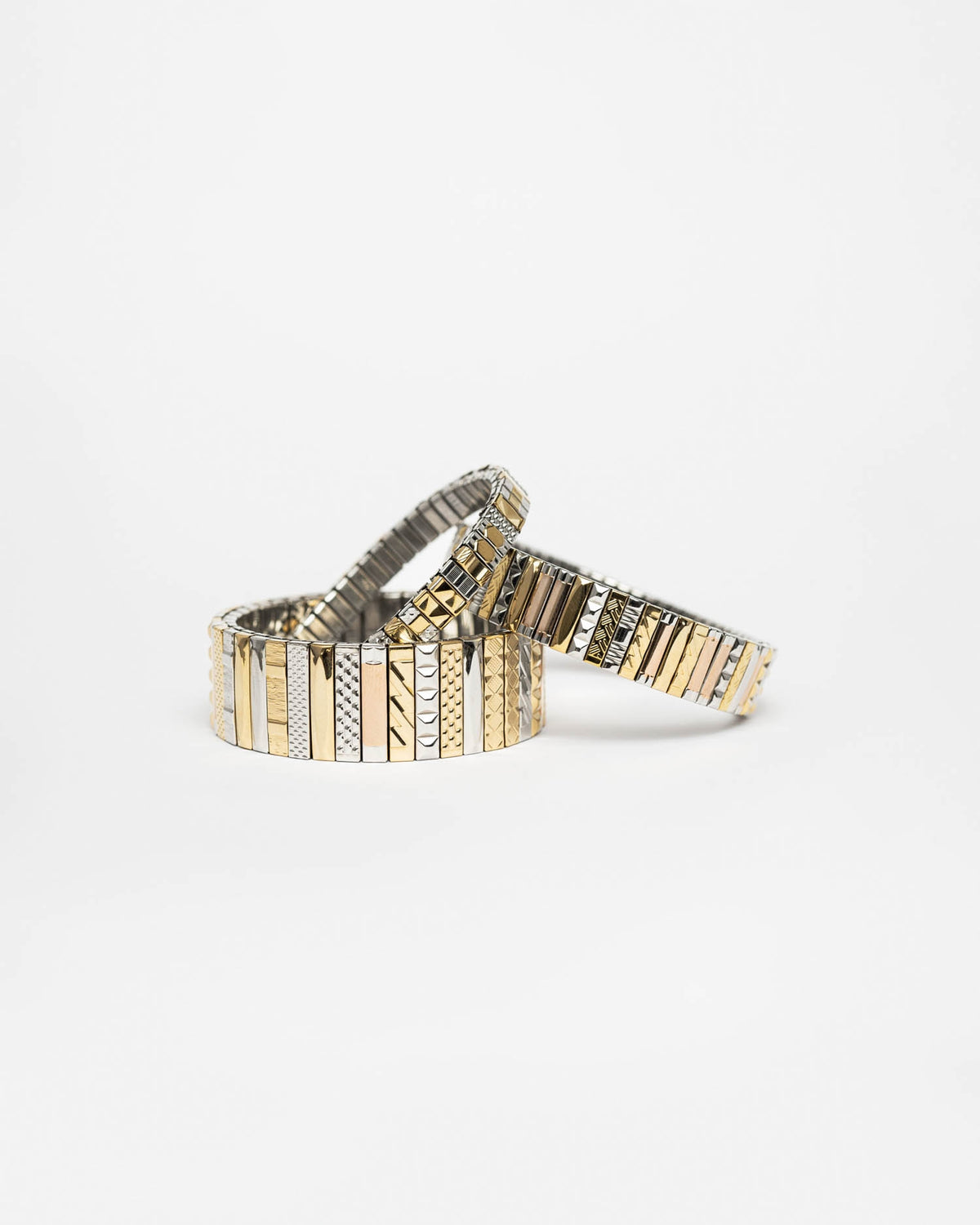SIG 18 Mix Bracelet Gold & Silver – Sigal Paris