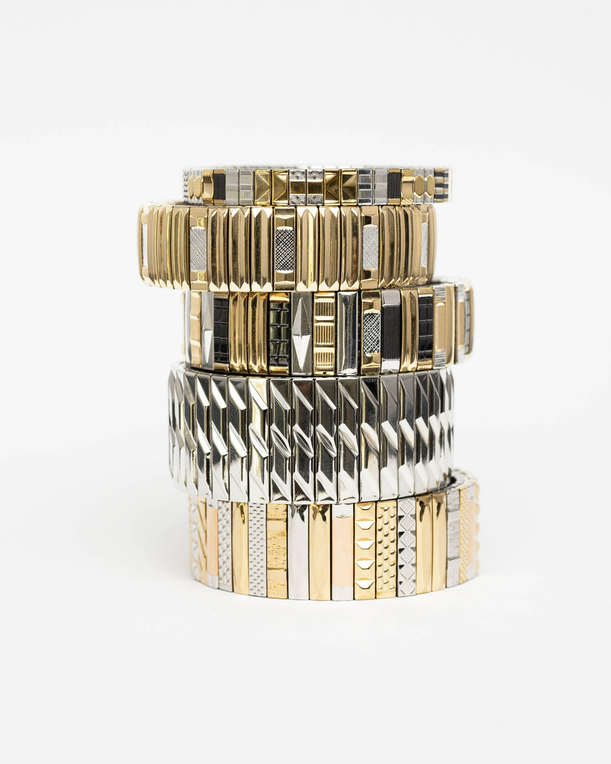 SIG 18 Mix Bracelet Gold & Silver – Sigal Paris
