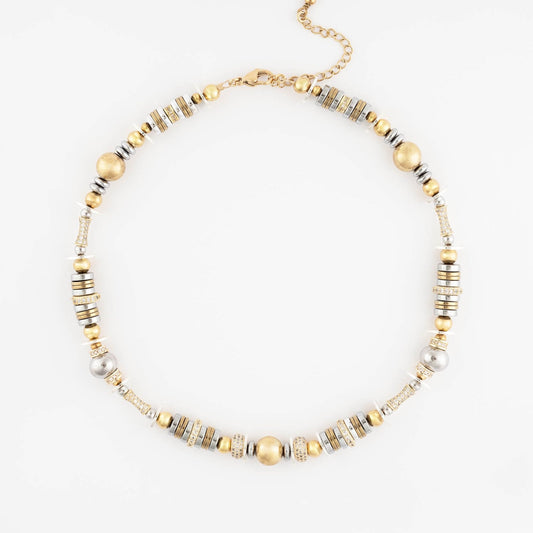 Nefertiti Necklace Gold & Silver – Sigal Paris