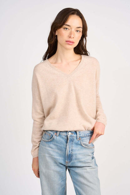 MONJACKOE CASHMERE SWEATER BEIGE