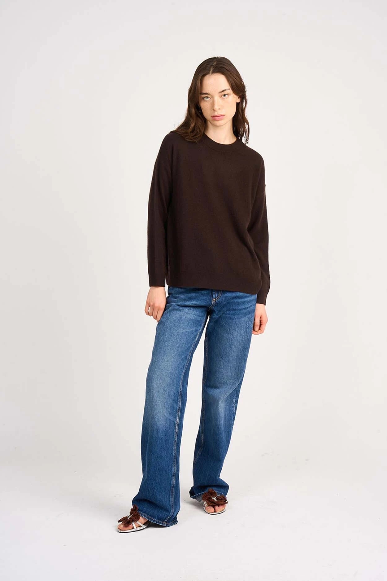 MAPOUPETTE CASHMERE SWEATER CHOCO