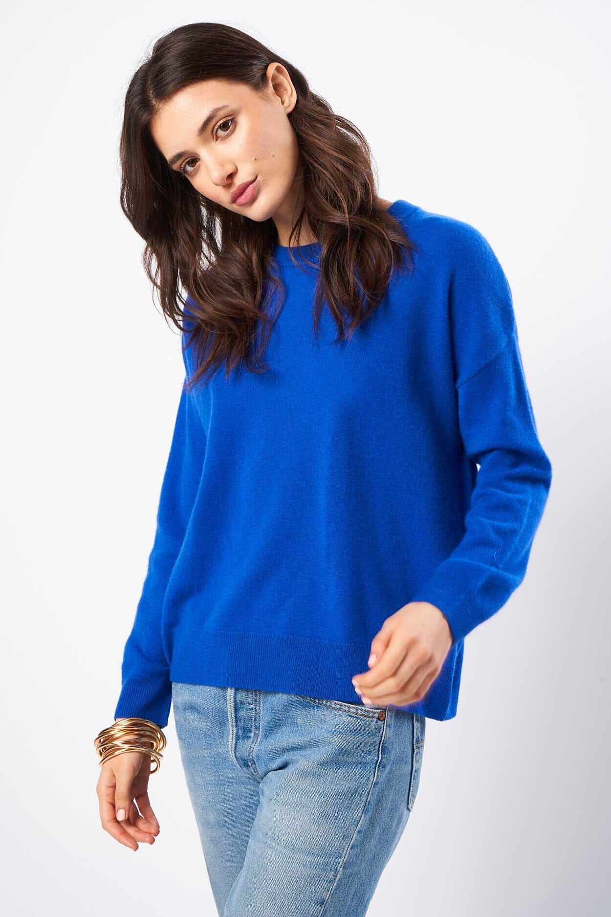 MAPOUPETTE CASHMERE SWEATER BLUE