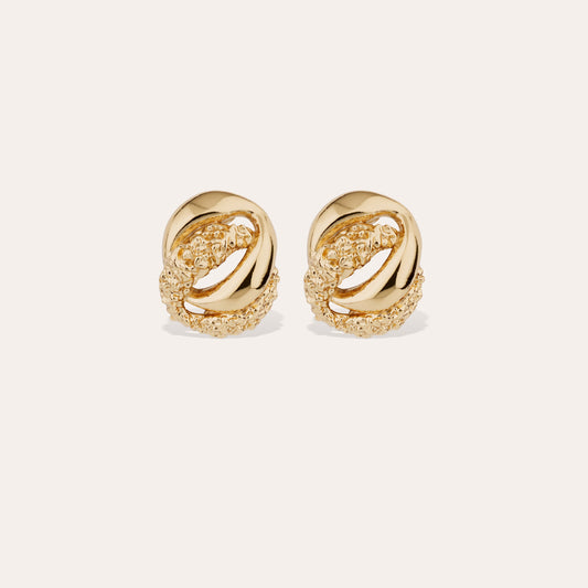 Mira Stud Earrings Gold