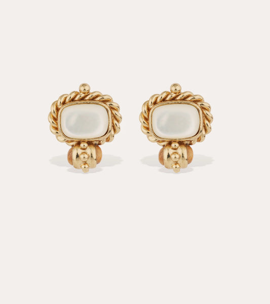 Amarante Pearl Earrings