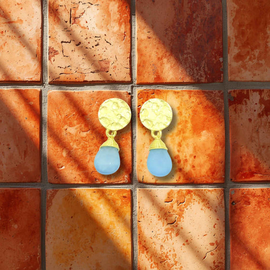 ABIGAIL EARRINGS BLUE