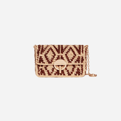 RAFFIA NANO MOON BAG