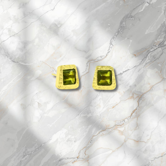 Aria Earrings Green Tourmaline