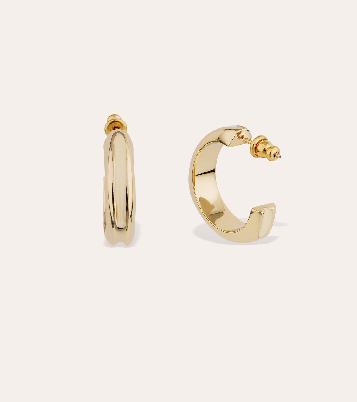 Suerte Hoop Earrings Ivory