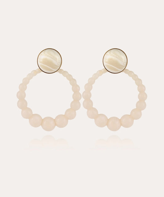 Andy Large Earrings Ivory