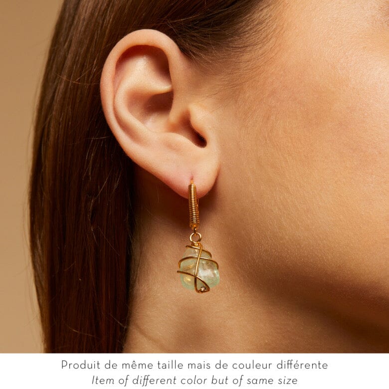 ROCK CRYSTAL TAO EARRINGS