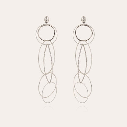 TORSADE EARRINGS SILVER