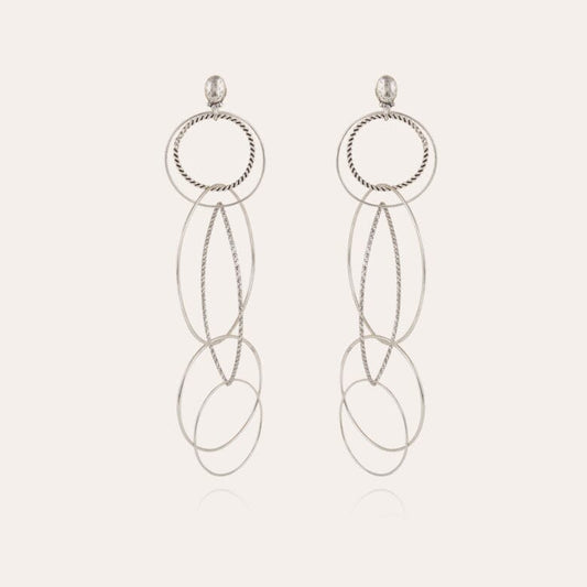 TORSADE EARRINGS SILVER