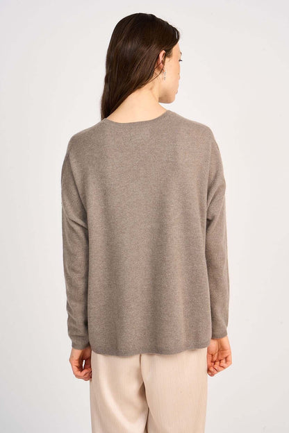 MONJACKOE CASHMERE SWEATER MINK