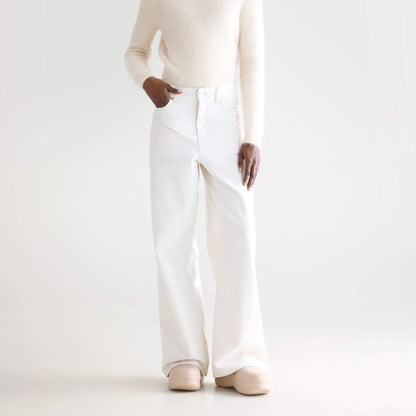 PARTHE JEANS WHITE DENIM